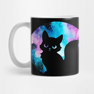 Cute Galaxy Fox Silhouette Mug